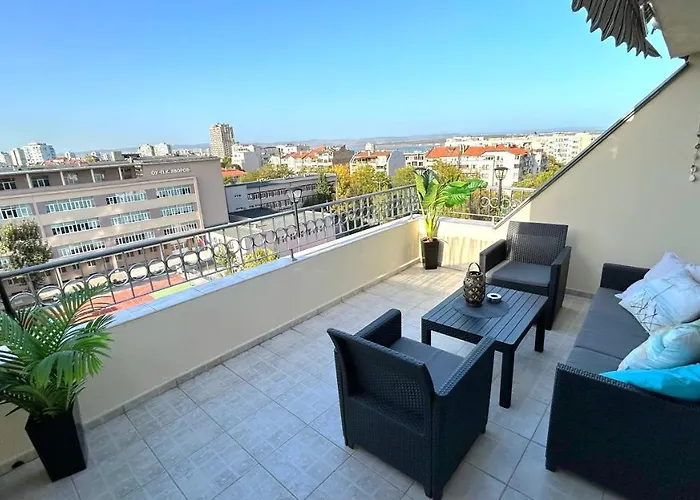 Apartmán Sea Vibes With Great Terrace And Sea View Burgas City